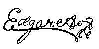Signature de Poe Signature de Poe